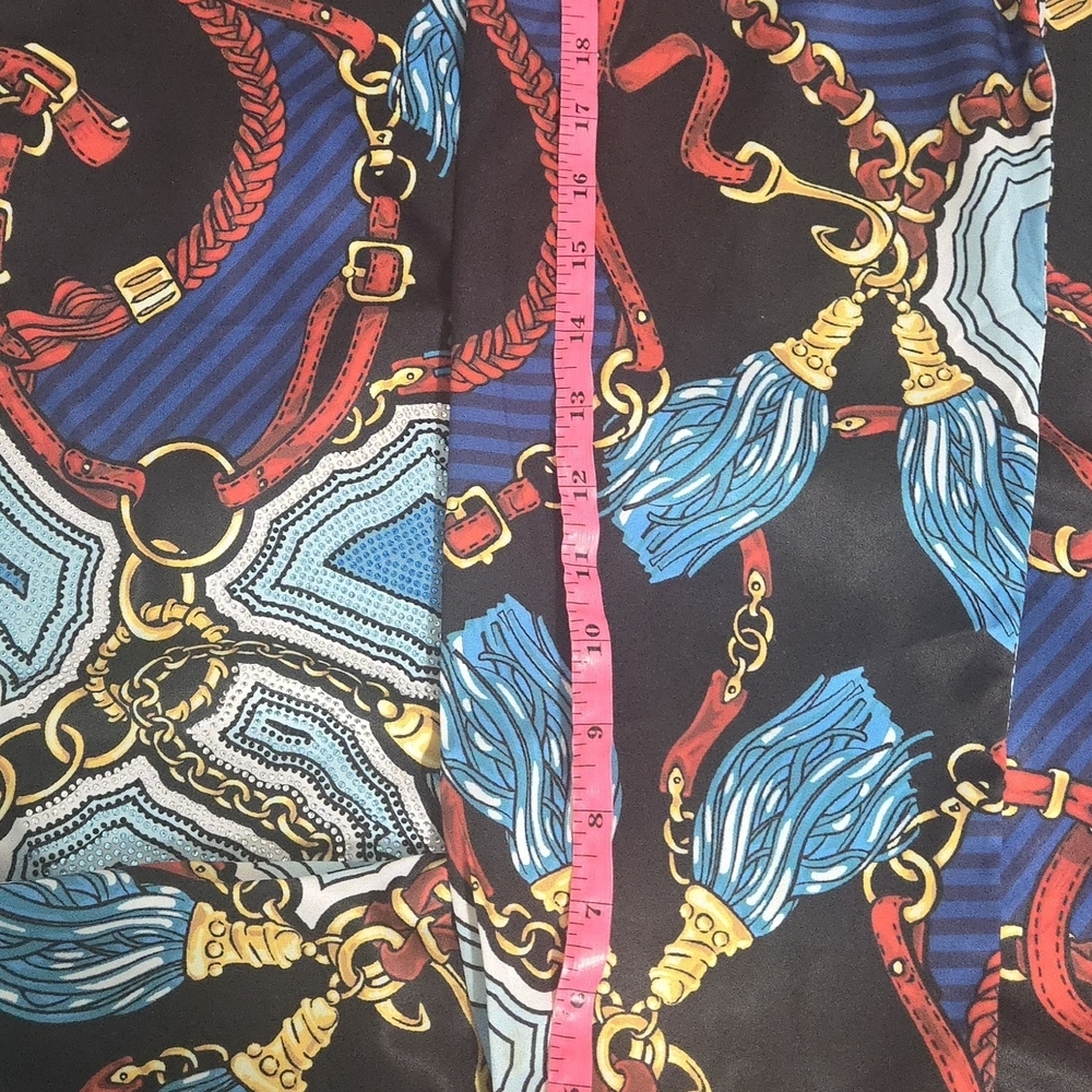Platini Men's Bold Chain Pattern Casual Shirt - Picture 8 of 9